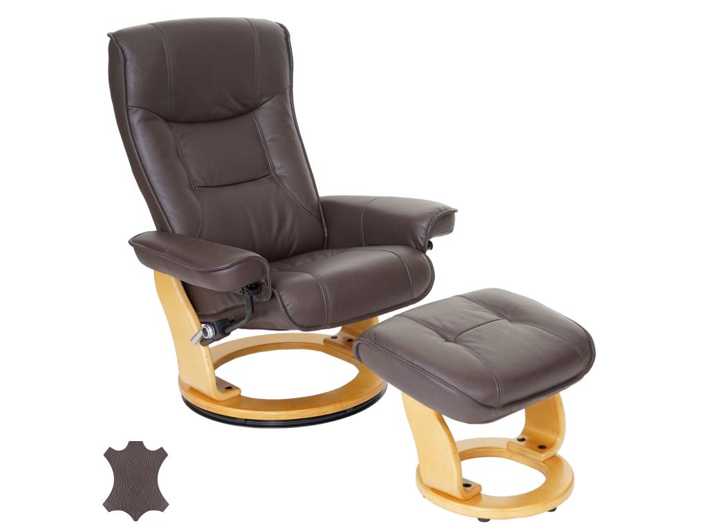 Sillón reclinable Halifax - marrón - marrón Homelyvo