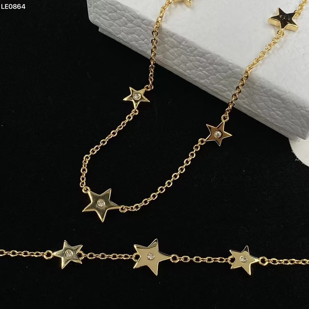 Dior Stars Necklace and Bracelet - Original Replica Club