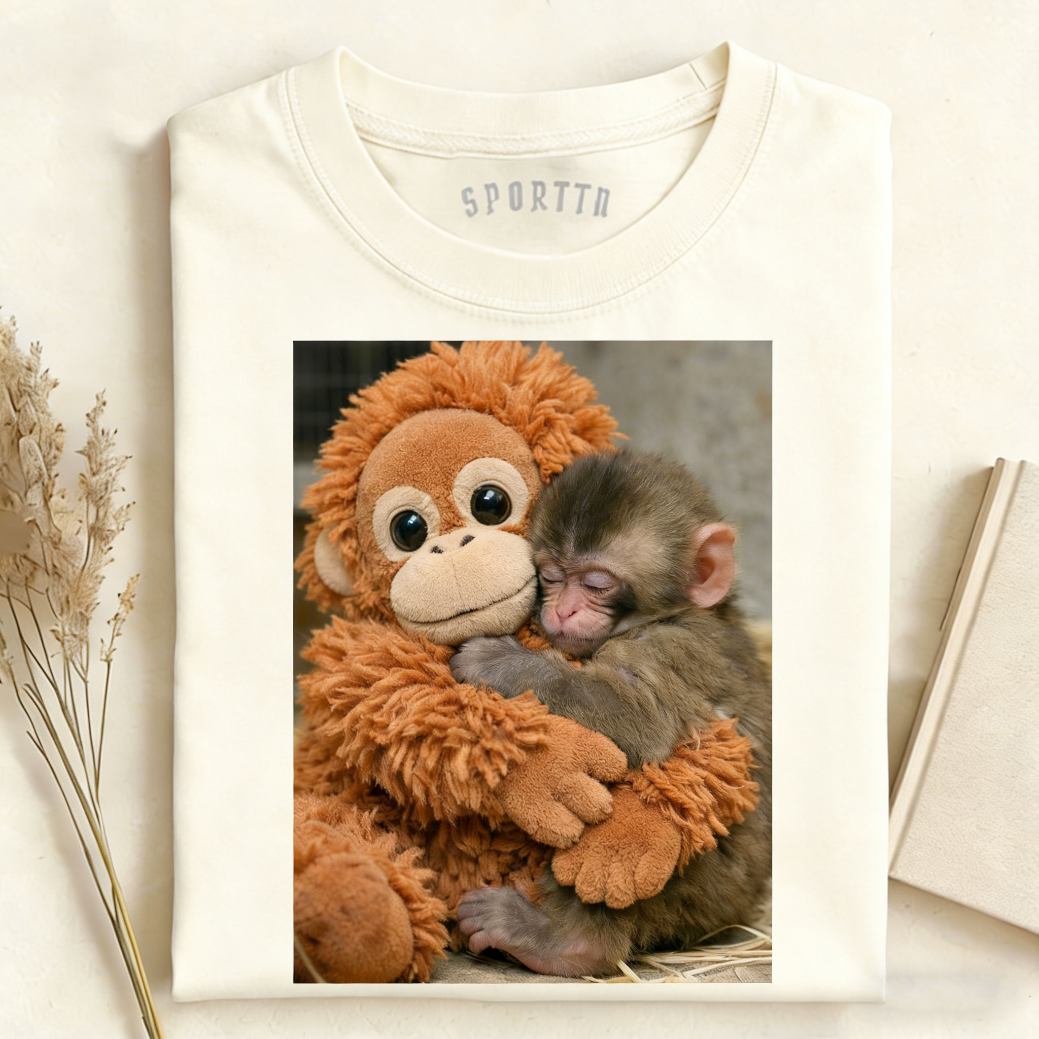 Punch-kun Monkey Meme Graphic T-shirt