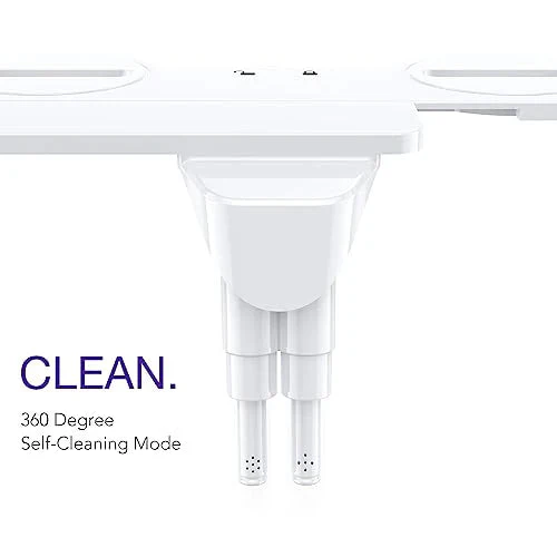 Veken Bidet Attachment for Toilet - Ultra-Slim Self Cleaning Fresh Cold Water Sprayer Bidets