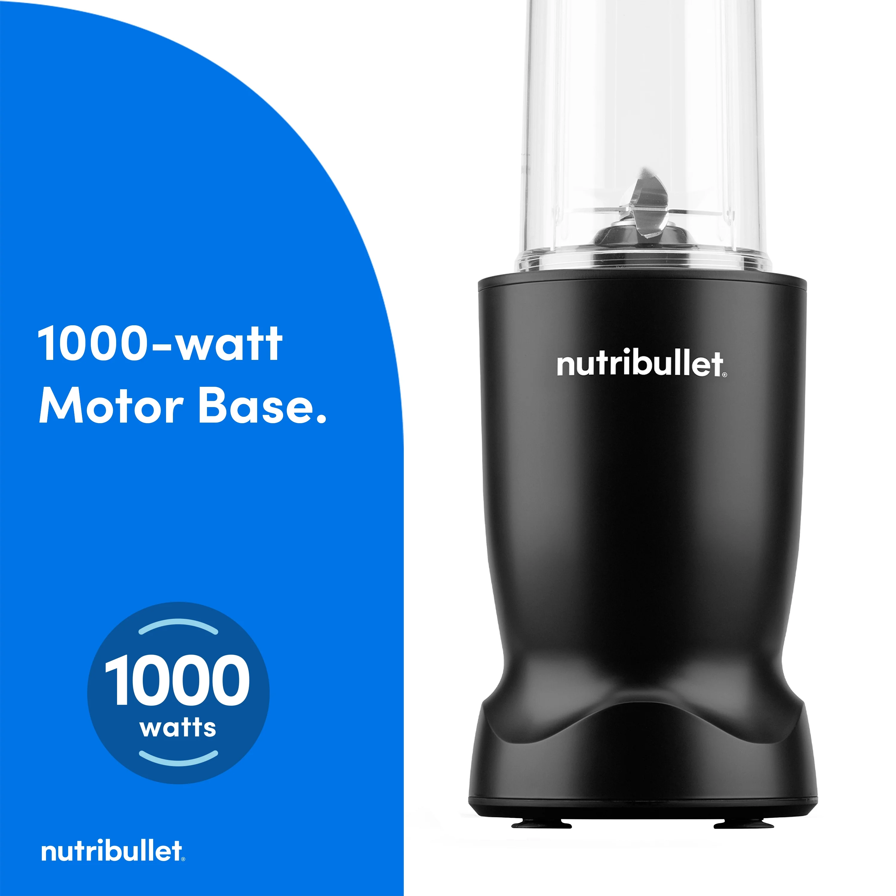 nutribullet Turbo Single Serve Blender NB10400AK, 1000W Matte Black - Image 3