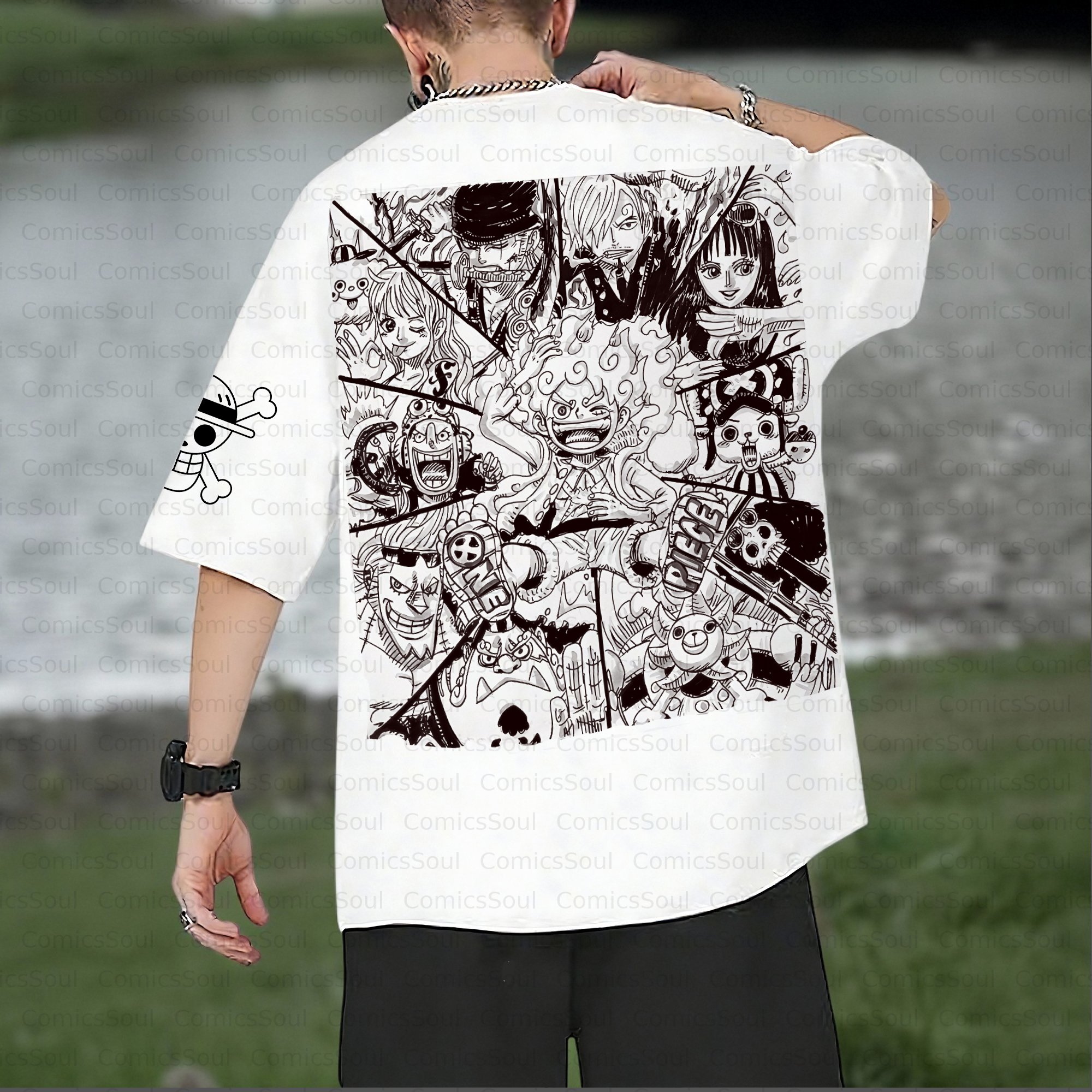Unisex Anime Inspired Vintage T-Shirt