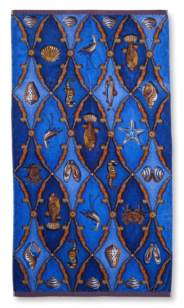 Beachtowel Little Sea Blue 100x180cm