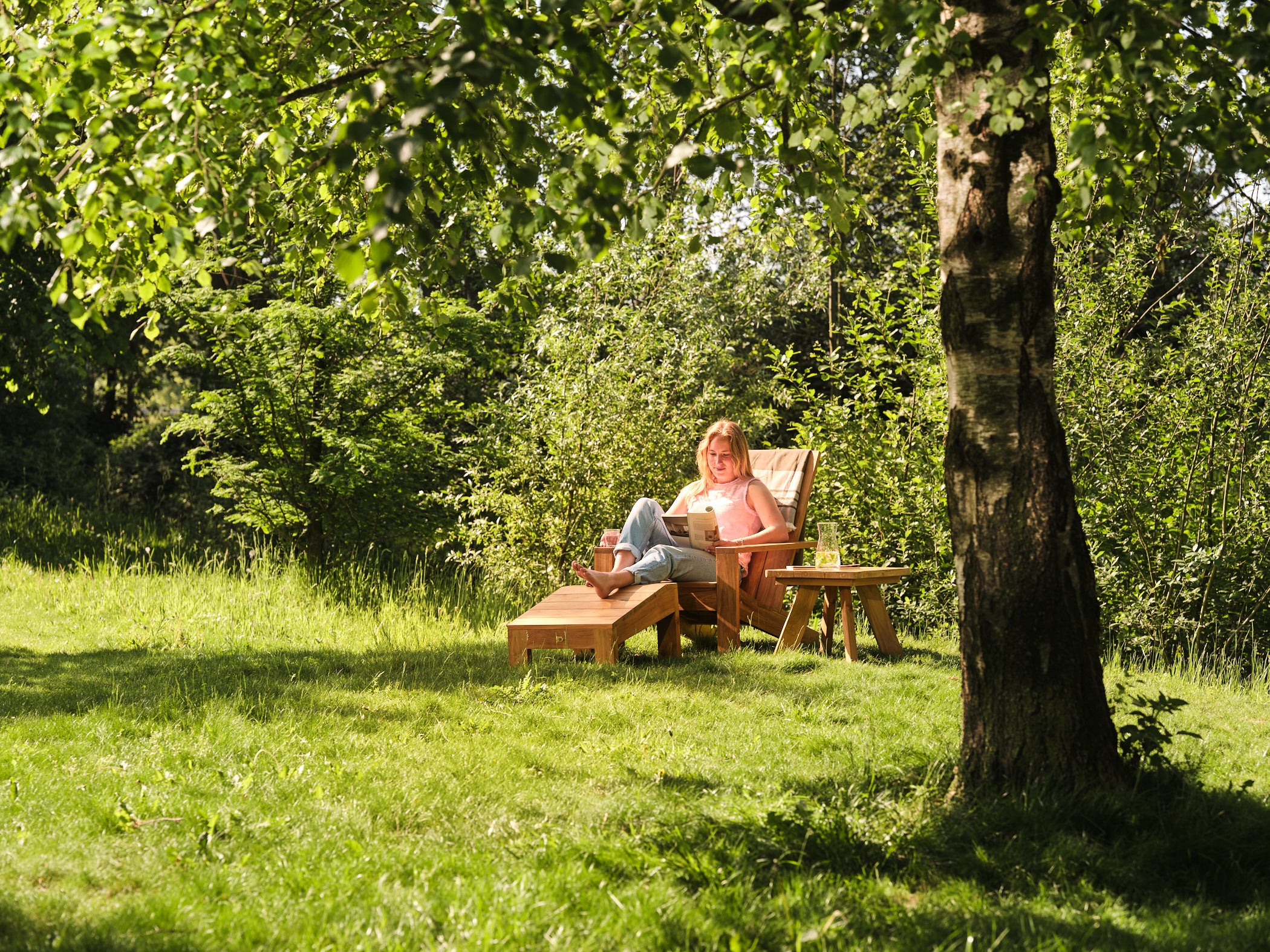 Chill-Dept. - Grizzly Teakhout Adirondack relaxstoel