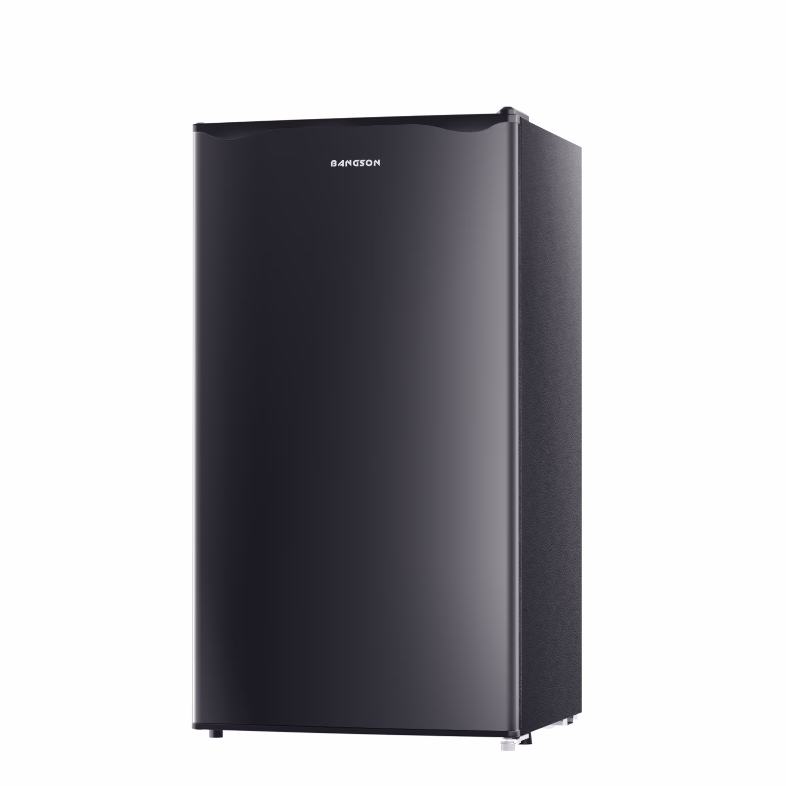 BANGSON 3.2 Cu.Ft. Mini Fridge, Compact Refrigerator with Reversible Door, Silver