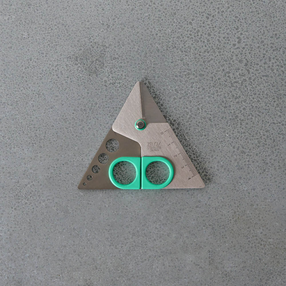 Ciseaux Triangle - Vert