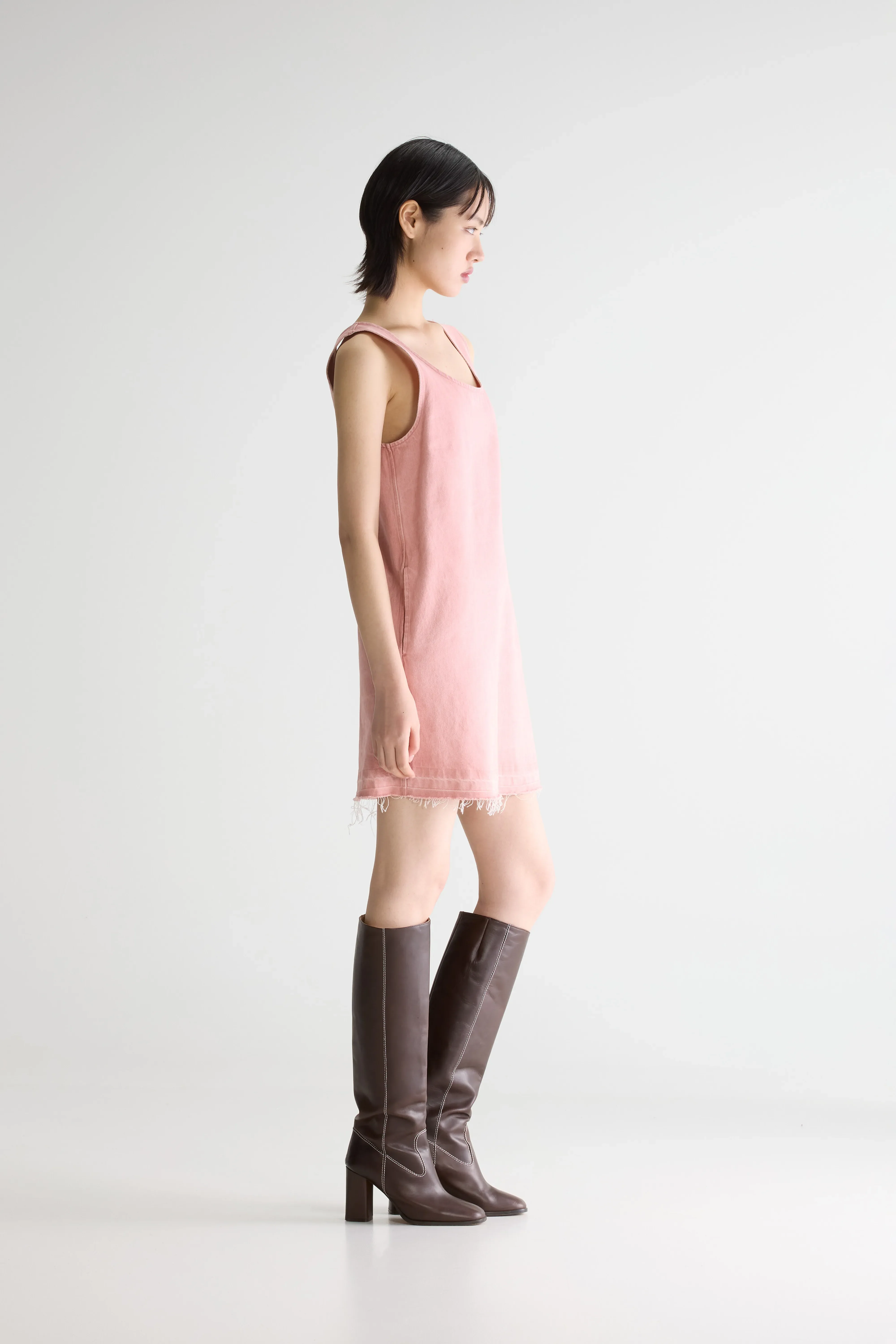 Bellerose Junie denim mini dress (261 / W / VNTG STONE WASH)