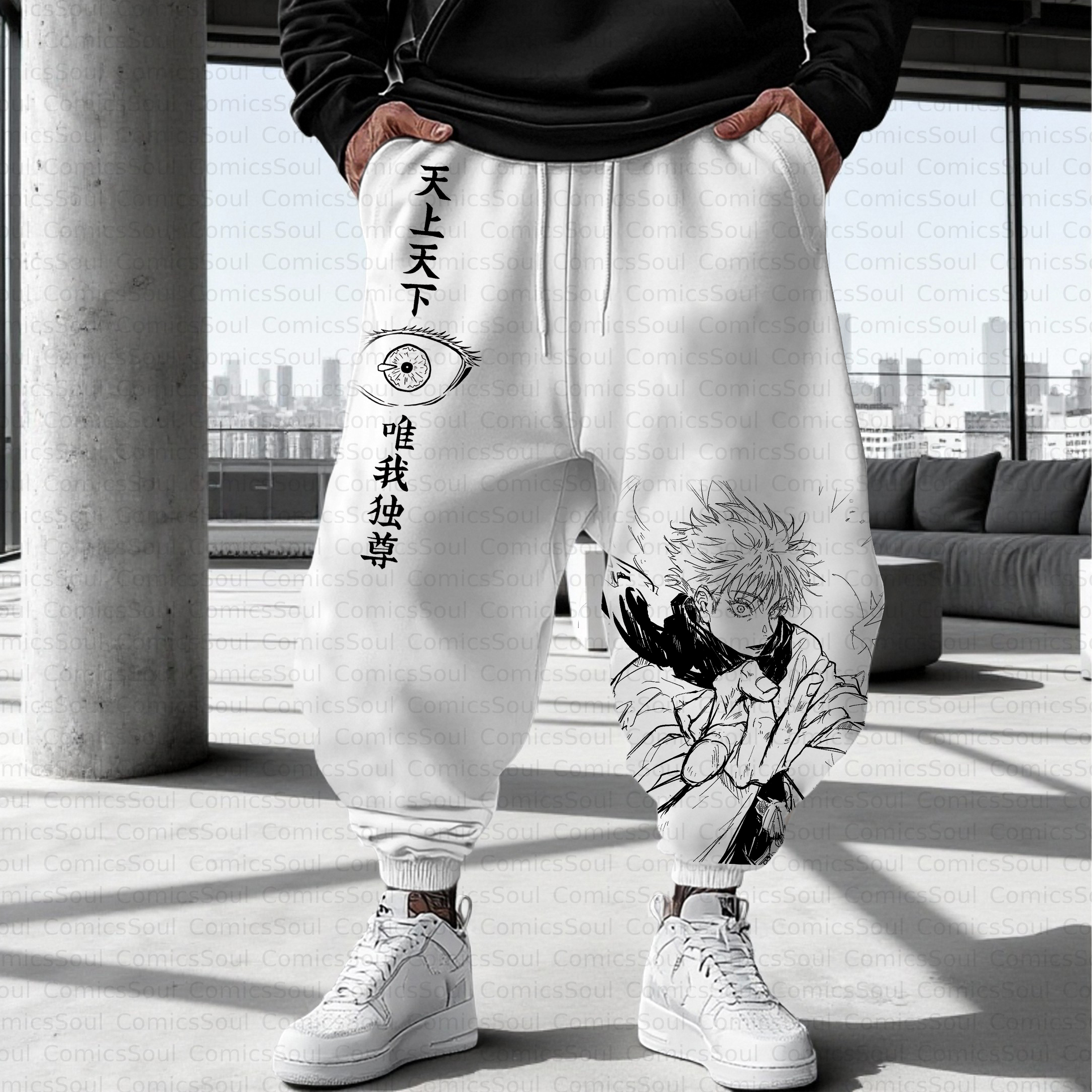 Unisex Casual Anime Streetwear Pant