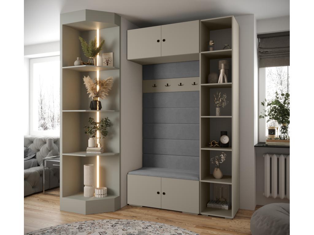 Inova 2 armario con puertas batientes 236,7/140/47