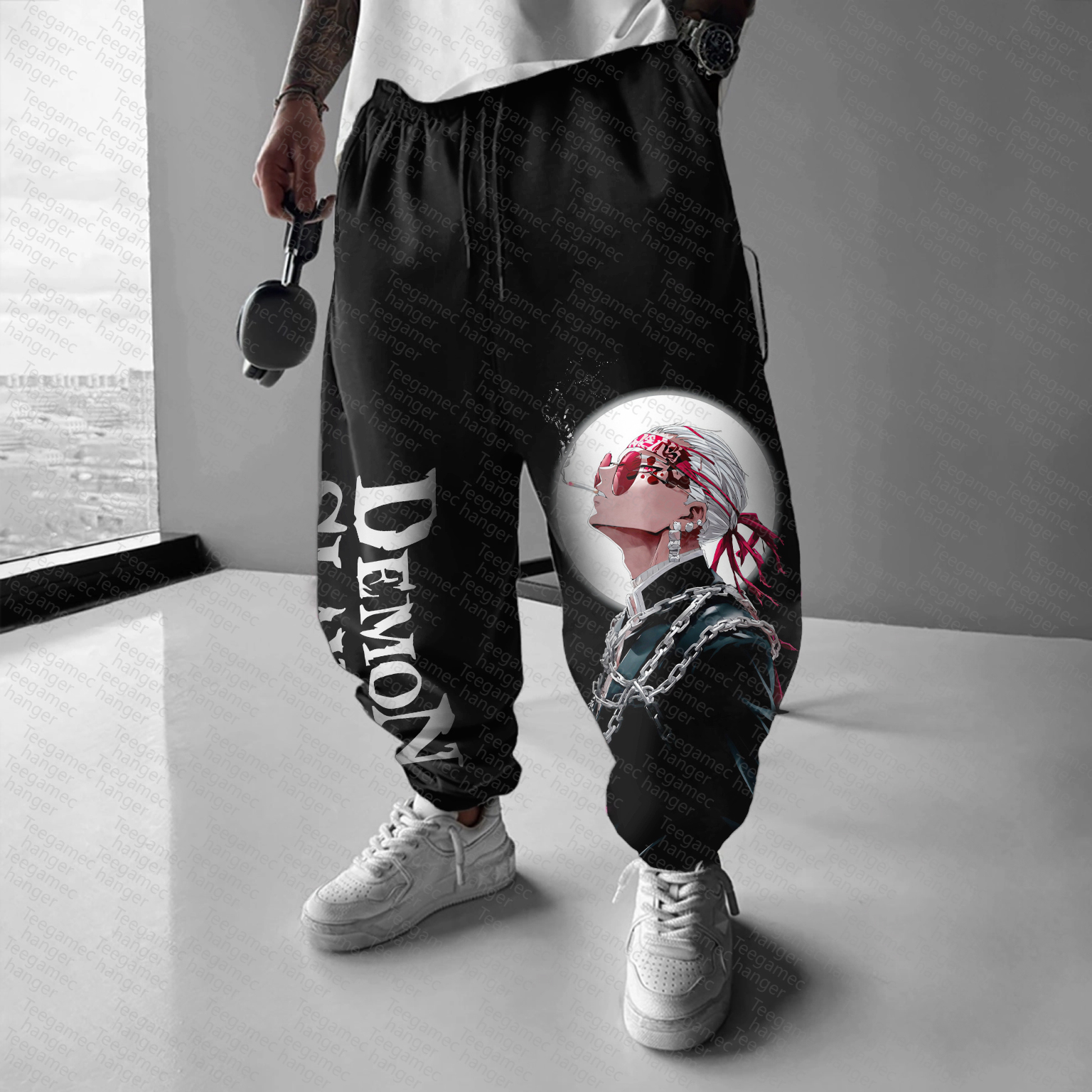 Unisex  Casual Anime Streetwear Pants