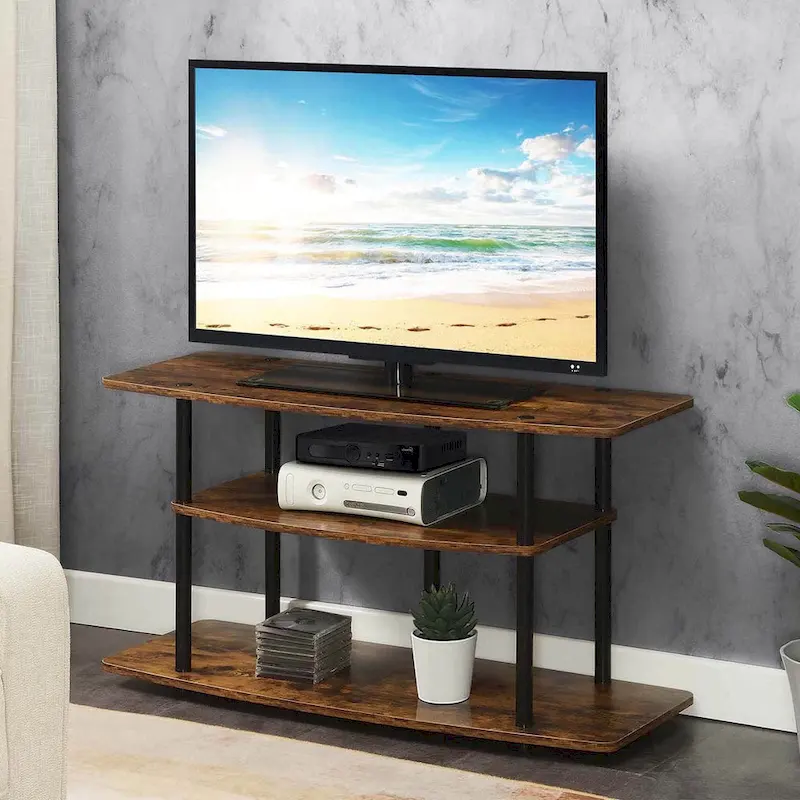 Convenience Concepts Designs2Go Tool-Free 3-Tier Wide TV Stand