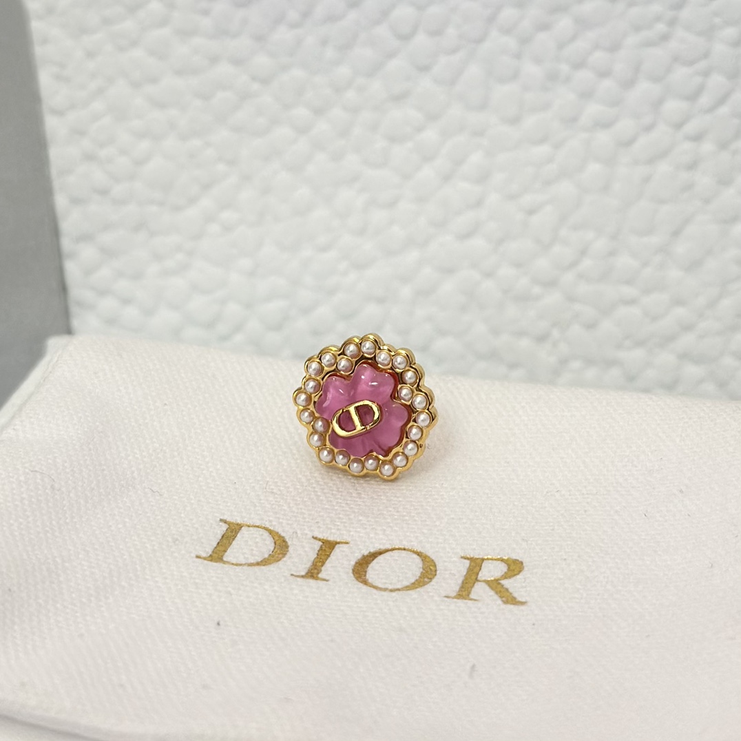 Dior Three Pieces Enamel Stud Earrings - Original Replica Club