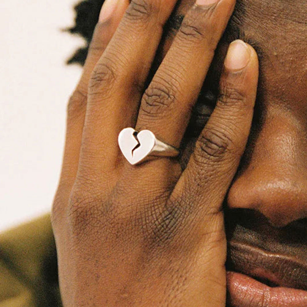 TWOJEYS - Bague Broken Heart - Argent