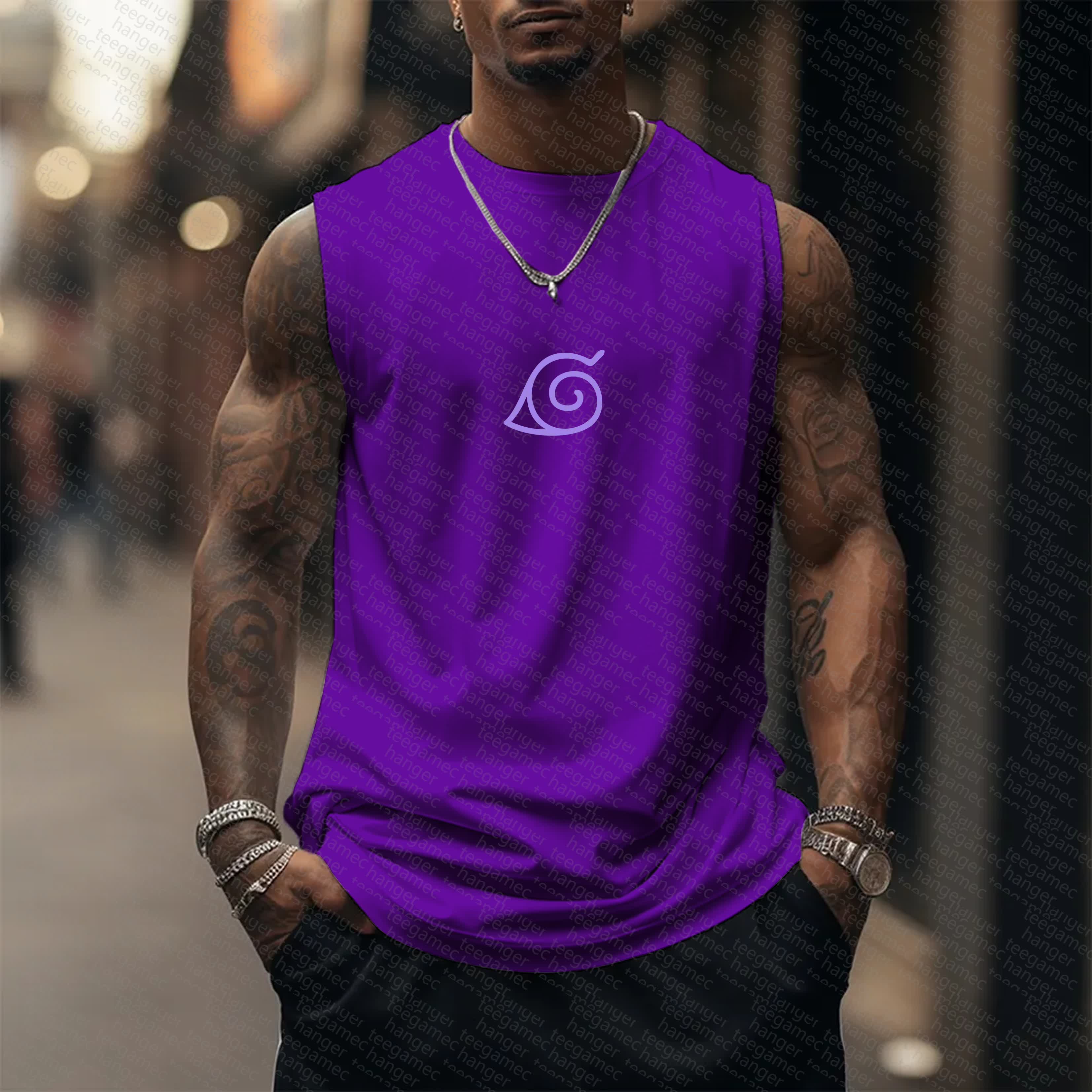 Unisex   Casual Anime  Tank Top TeeThreads Sustain the Scene with Custom Apparel