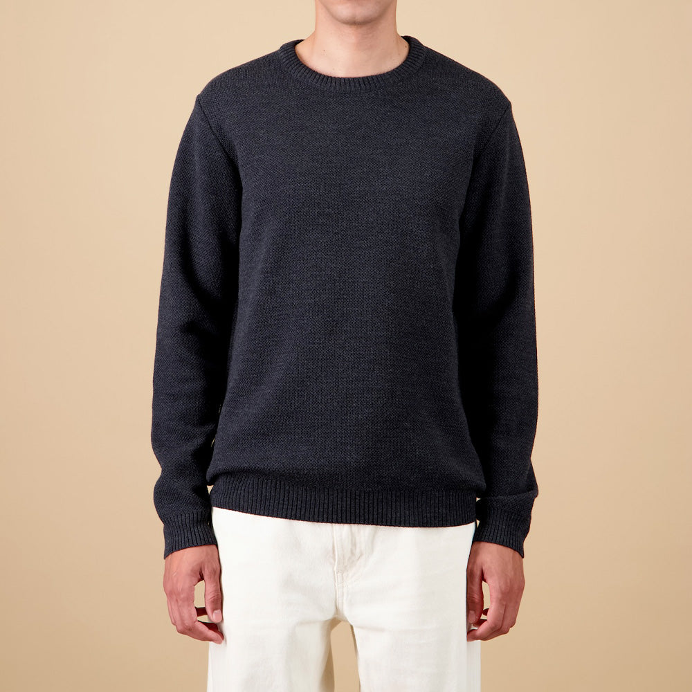 Nitto Knitwear - Pull Youri - Anthracite