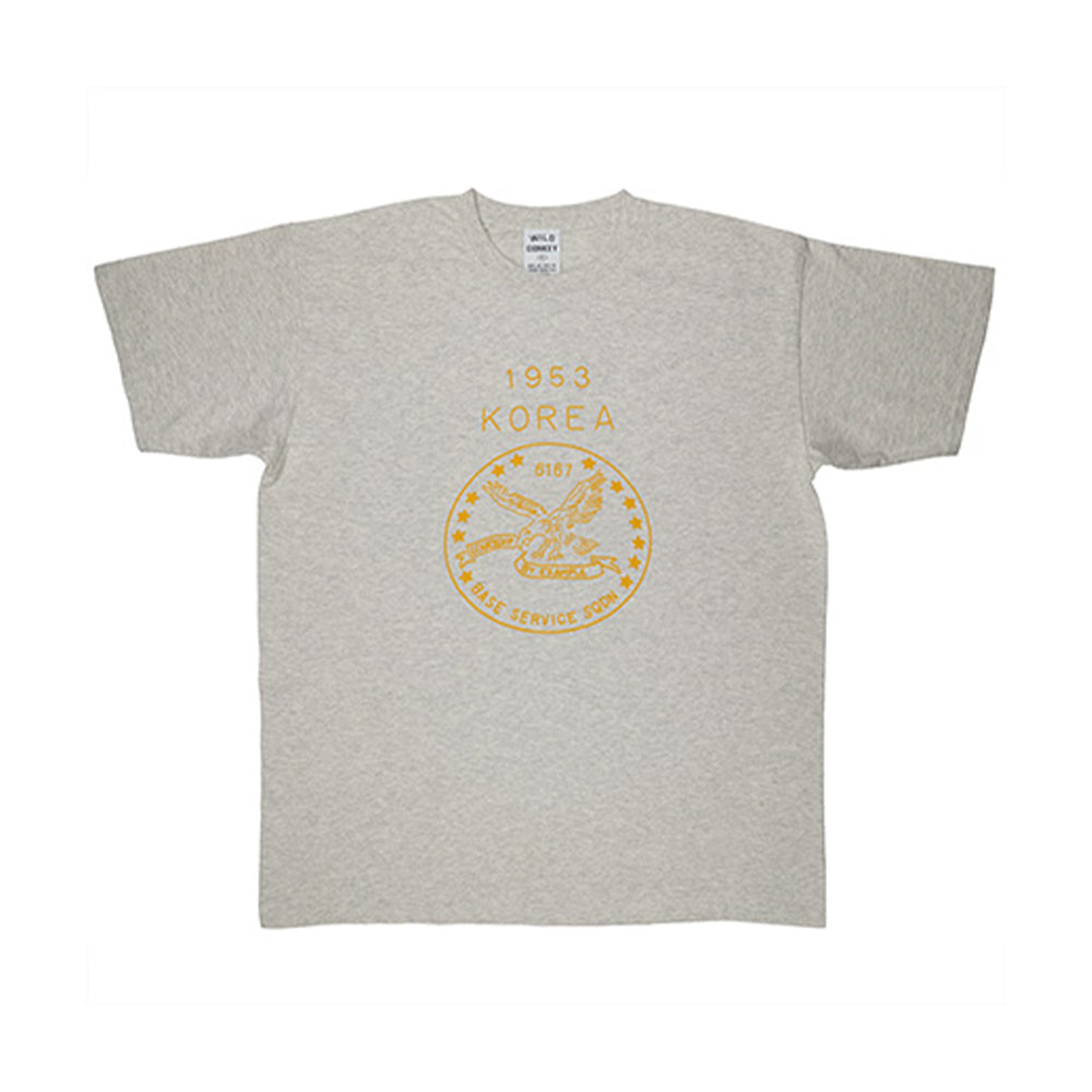 Wild Donkey - T-shirt Korea - Gris