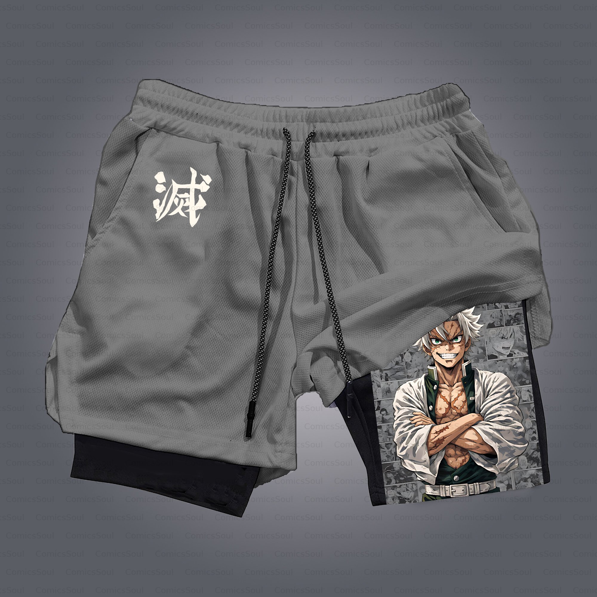 Unisex Casual Anime Streetwear Gym Shorts
