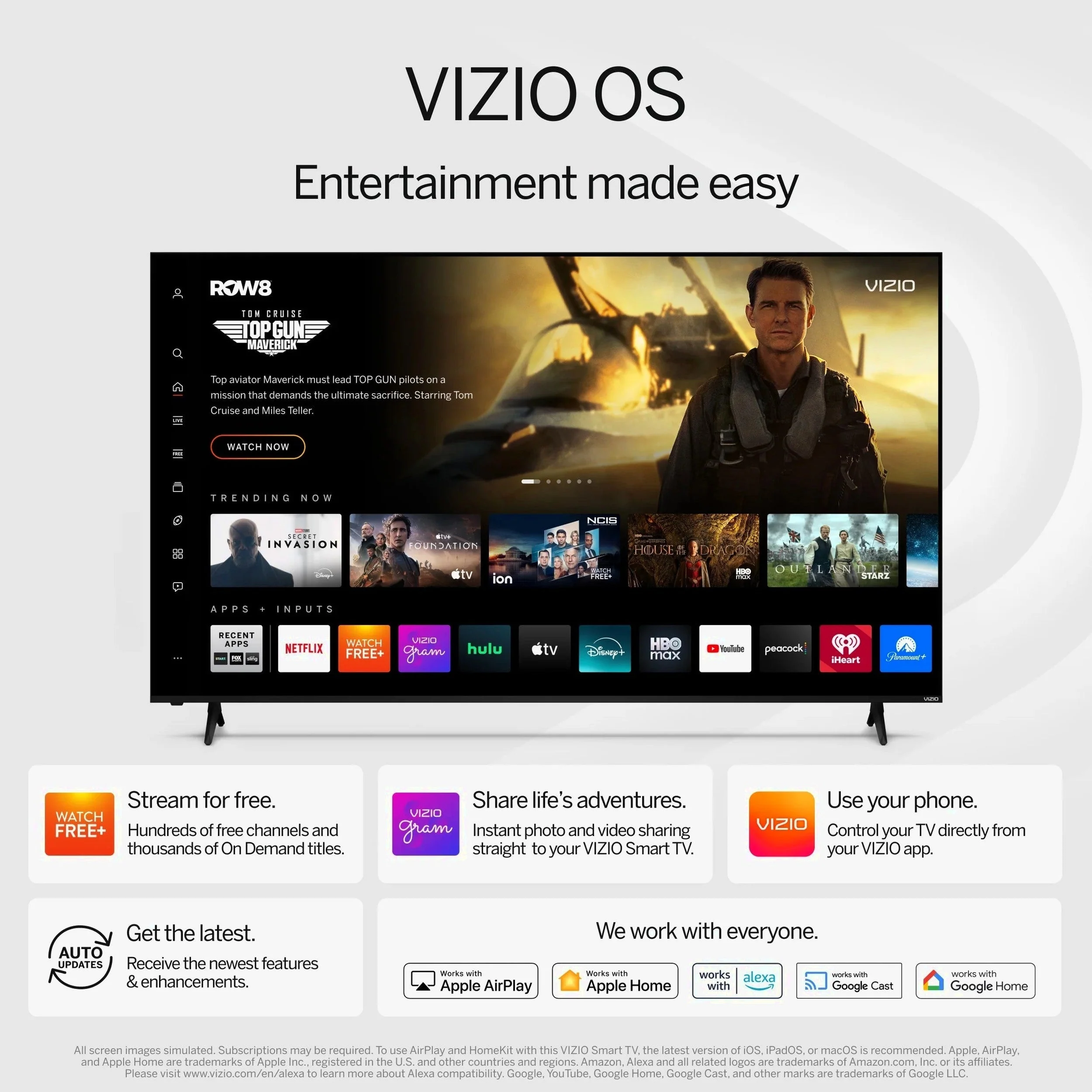 VIZIO 50 Inch Class 4K UHD LED HDR Smart TV - V4K50M-08 - Image 5 VIZIO 50 Inch Class 4K UHD LED HDR Smart TV - V4K50M-08 - Image 5