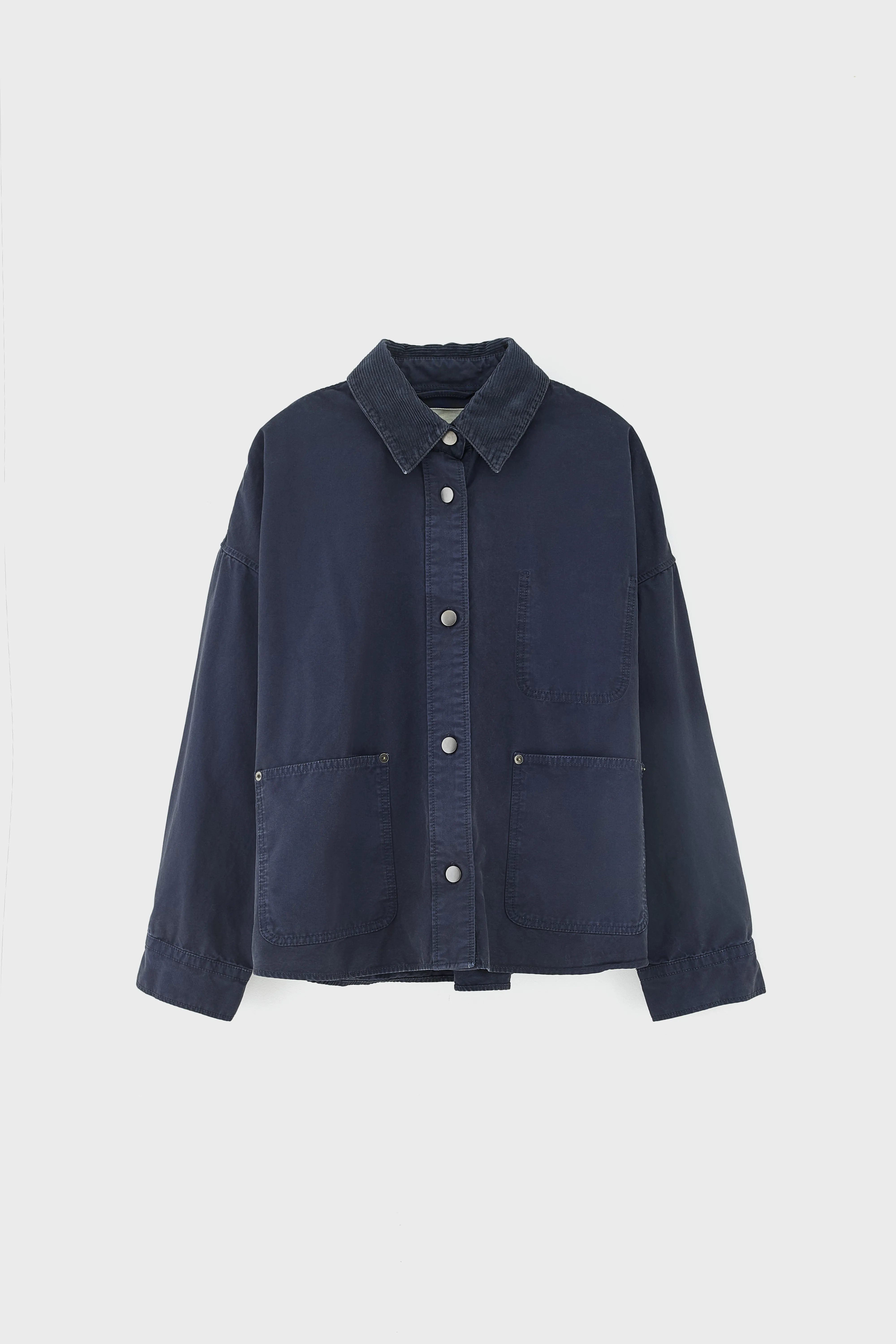 Bellerose Wandy relaxed overshirt (261 / W / NAVY)