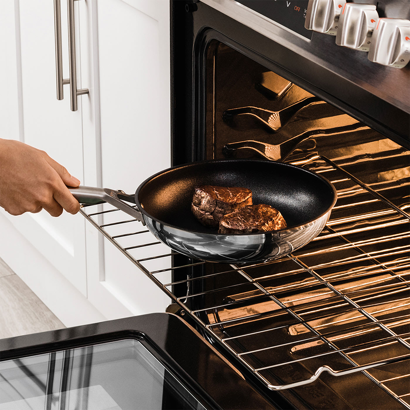 Cook using little to no oil