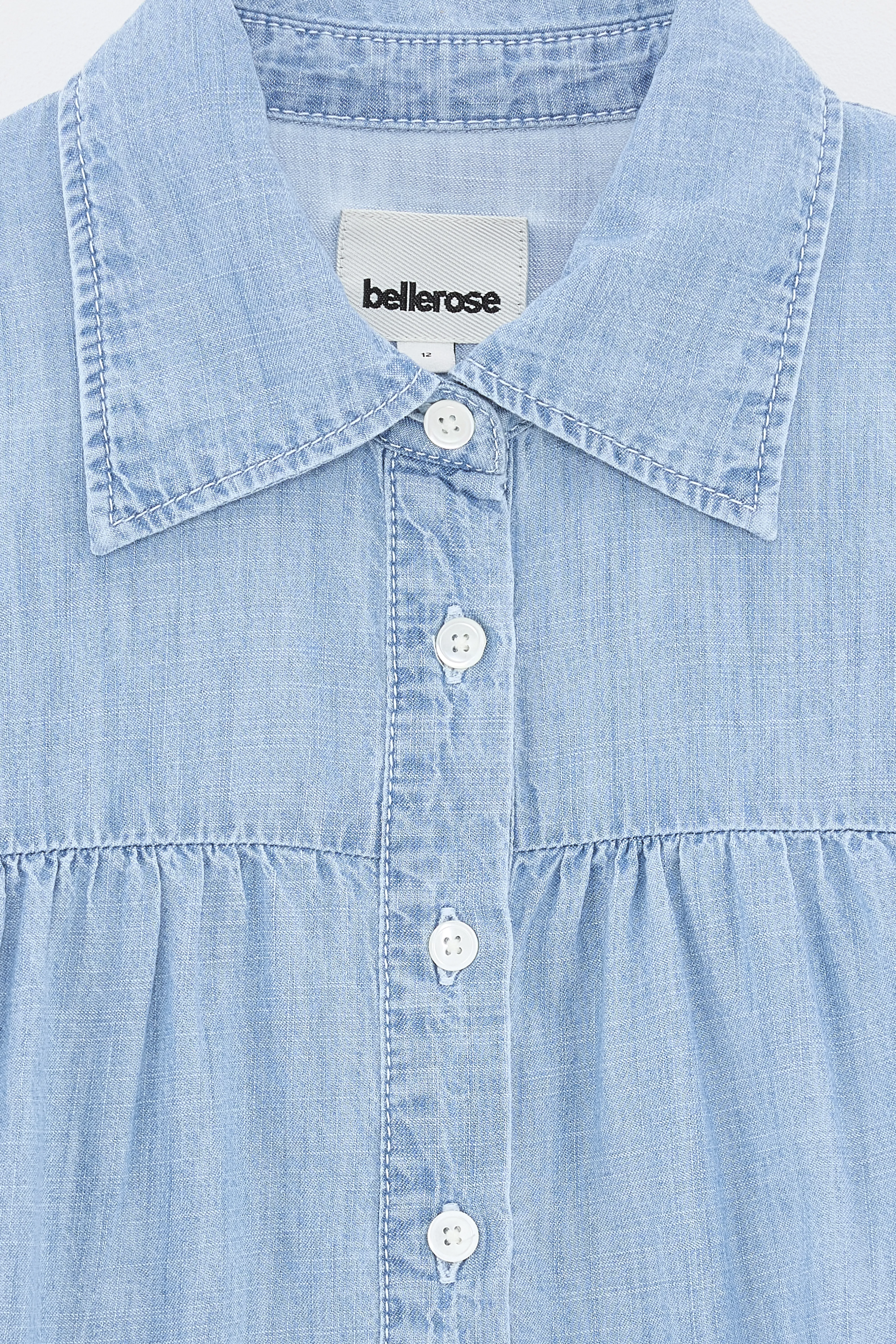 Bellerose Helo denim shirt (261 / G / LT BLUE STONE)
