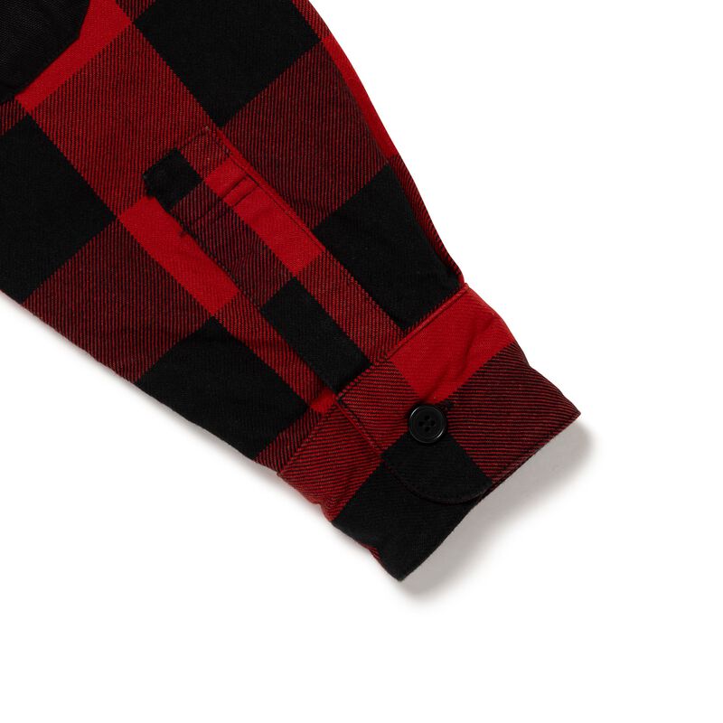 HUMAN MADE CHECK HALF-ZIP SHIRT