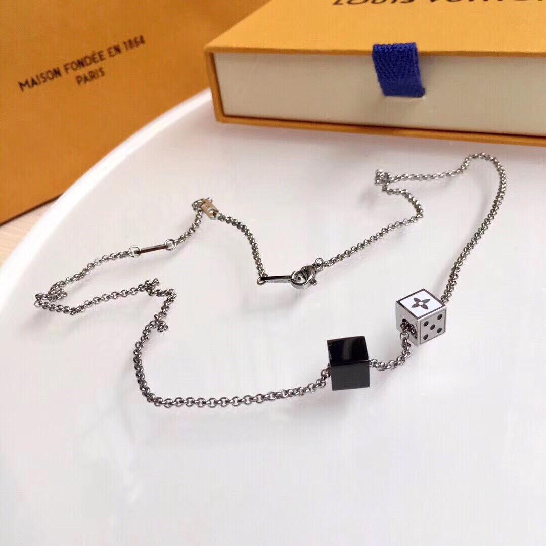 Louis Vuitton Dice Pendant Necklace - Original Replica Club