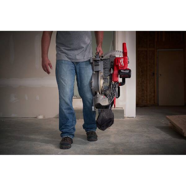 M18 FUEL 18V Lithium-Ion Brushless Cordless 10 in. Dual Bevel Sliding Compound Miter Saw with Stand (Tool-Only) - Image 12
