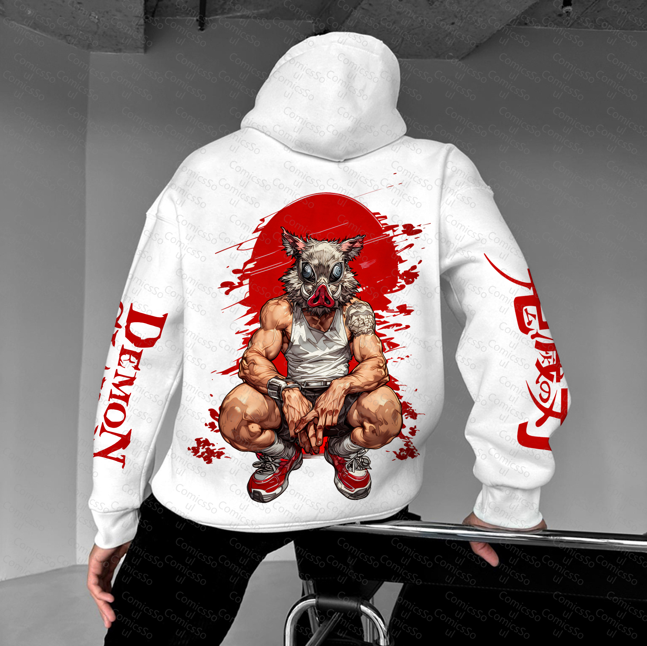 Unisex “Comicssoul” Anime Graphic Streetwear Vintage Hoodie