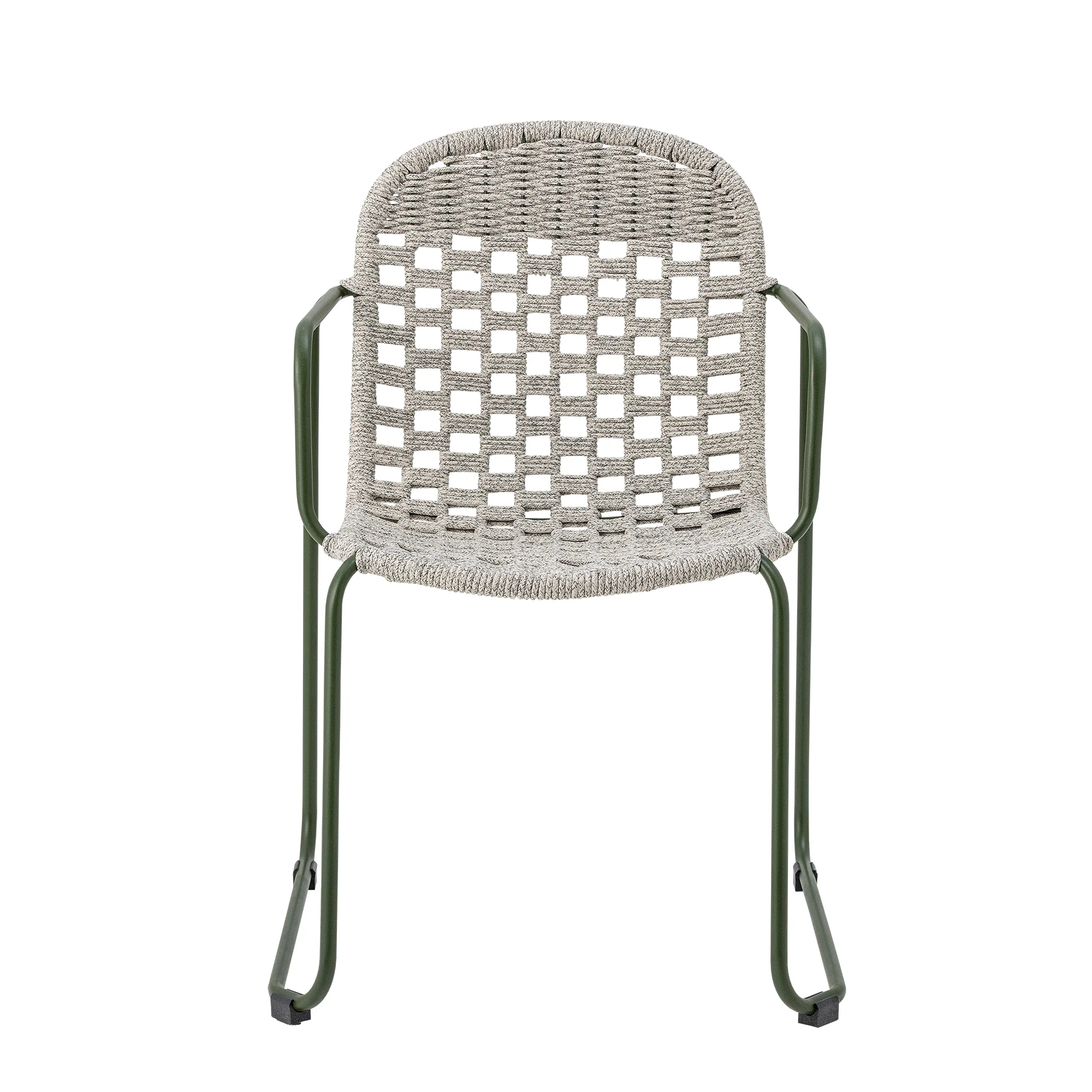 CALANA DINING CHAIR, GREEN, METAL