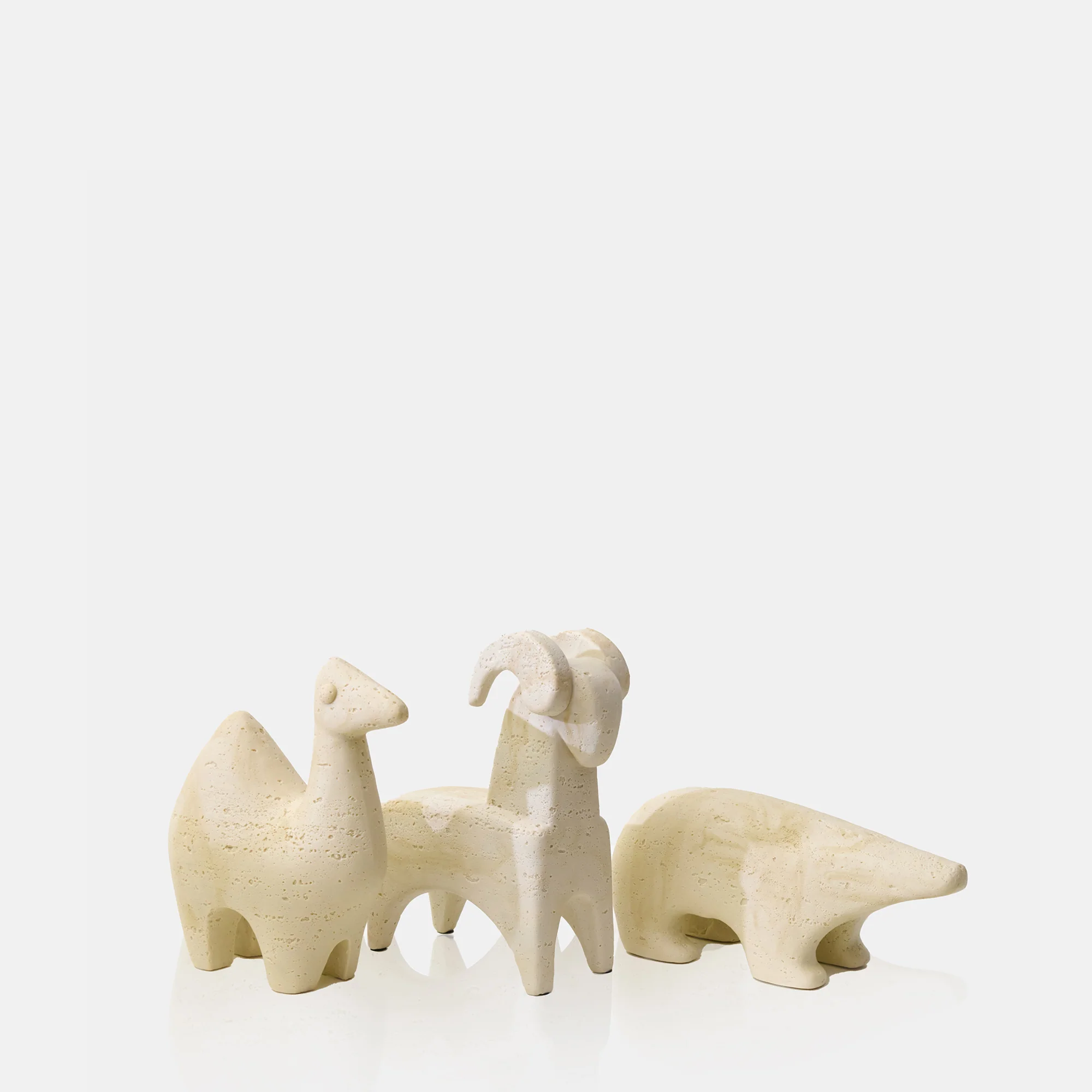 Animal Sculptures - Set of 3