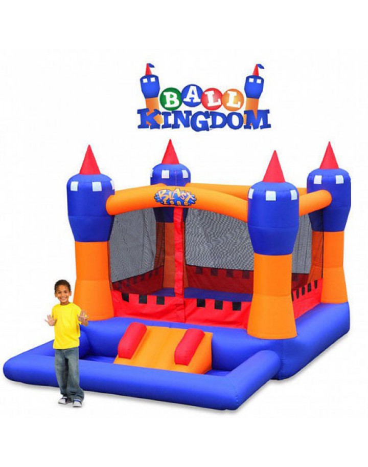 Ball Kingdom Inflatable Bounce House and Ball Pit by Blast Zone