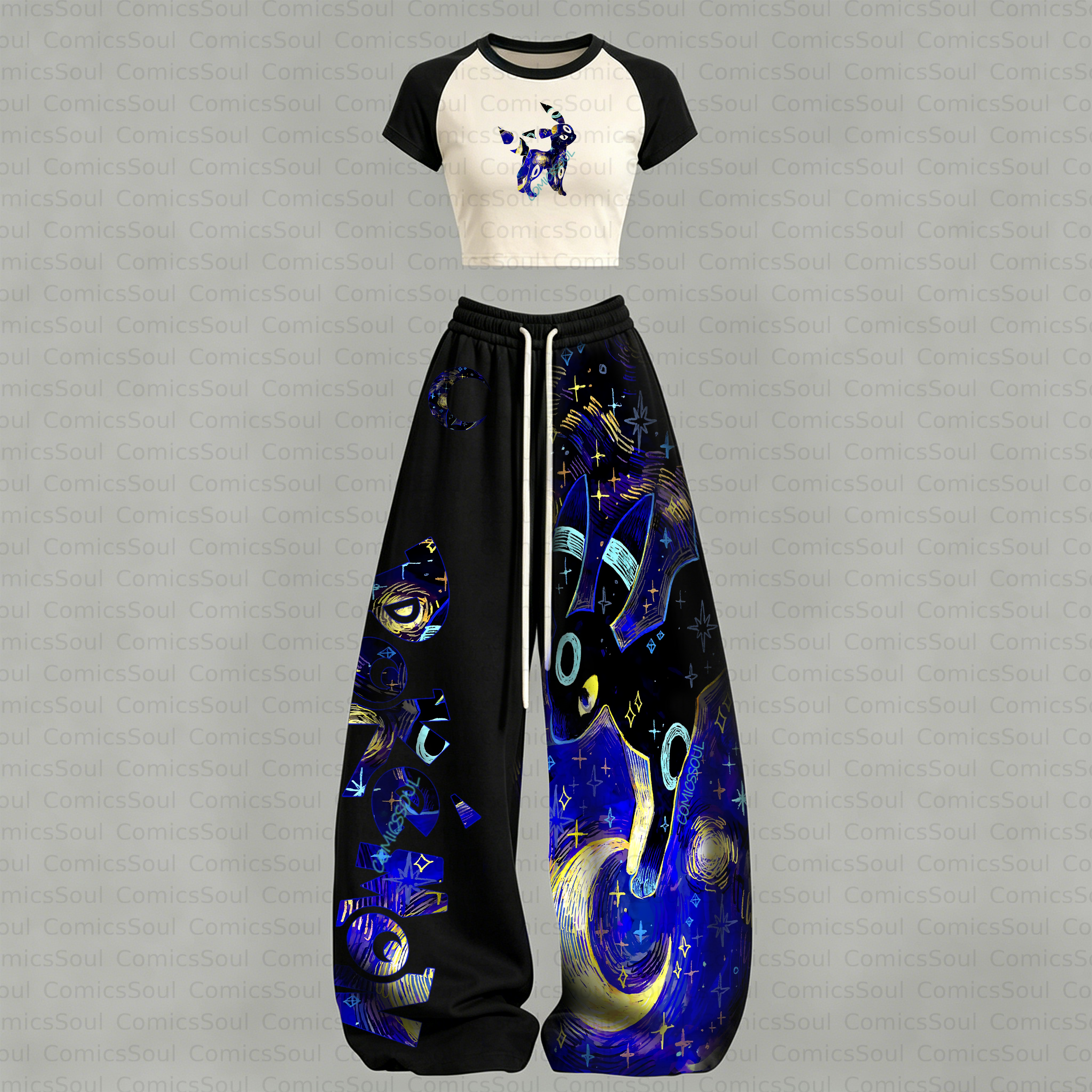 Pokémon T-Shirt & Elasticated Trousers Two-Piece Set