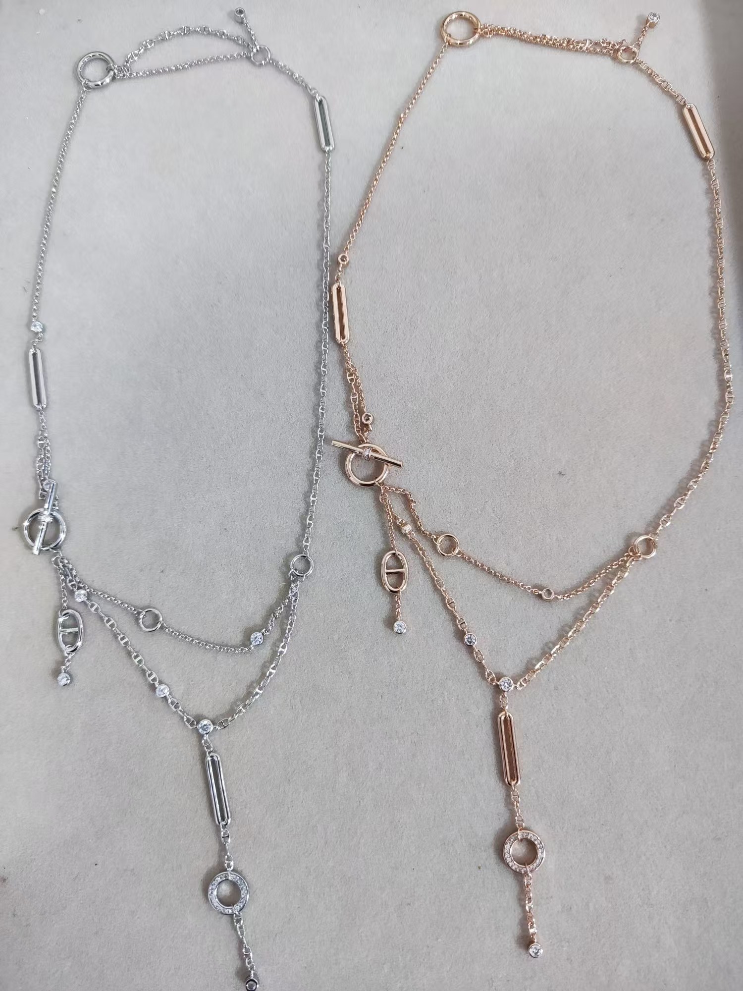 Hermes Drop Pendant Y Necklace - Original Replica Club