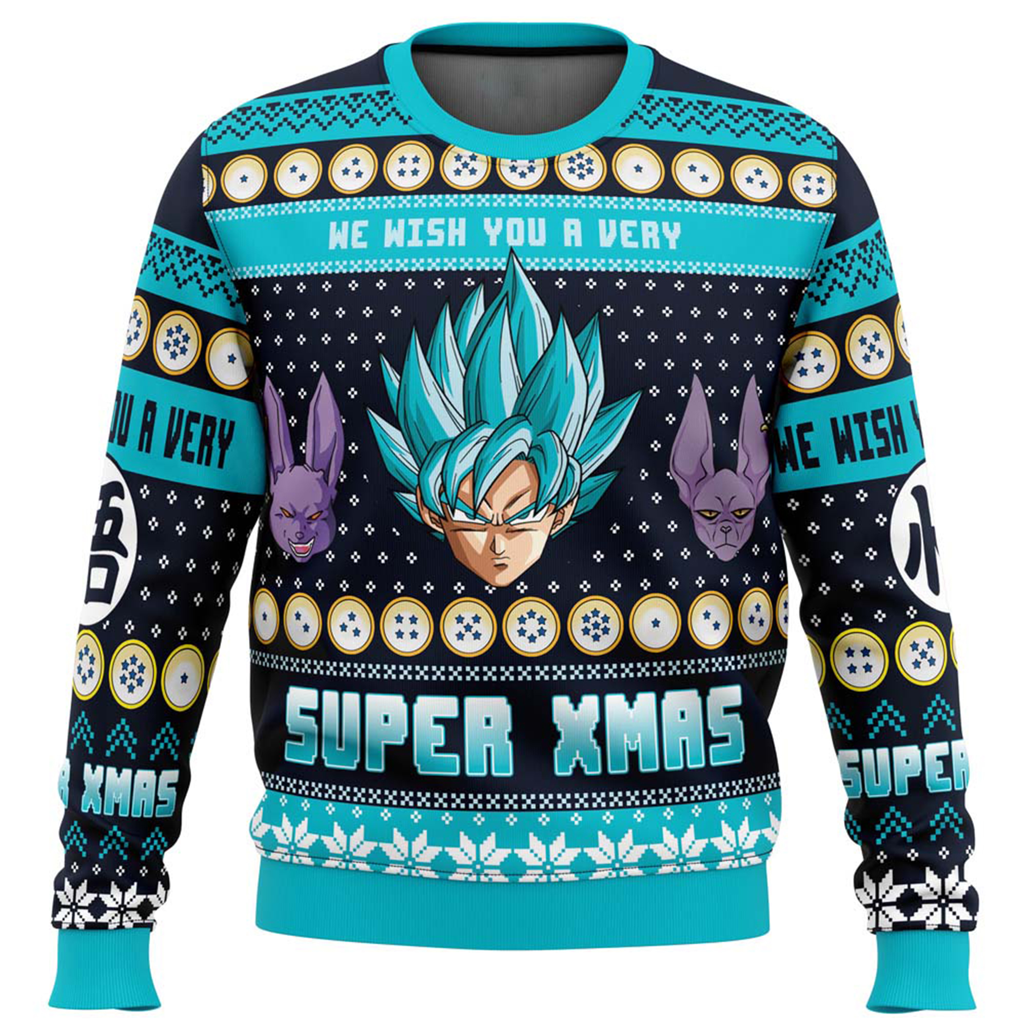 Unisex Anime Ugly Christmas Sweater TeeThreads Sustain the Scene with Custom Apparel
