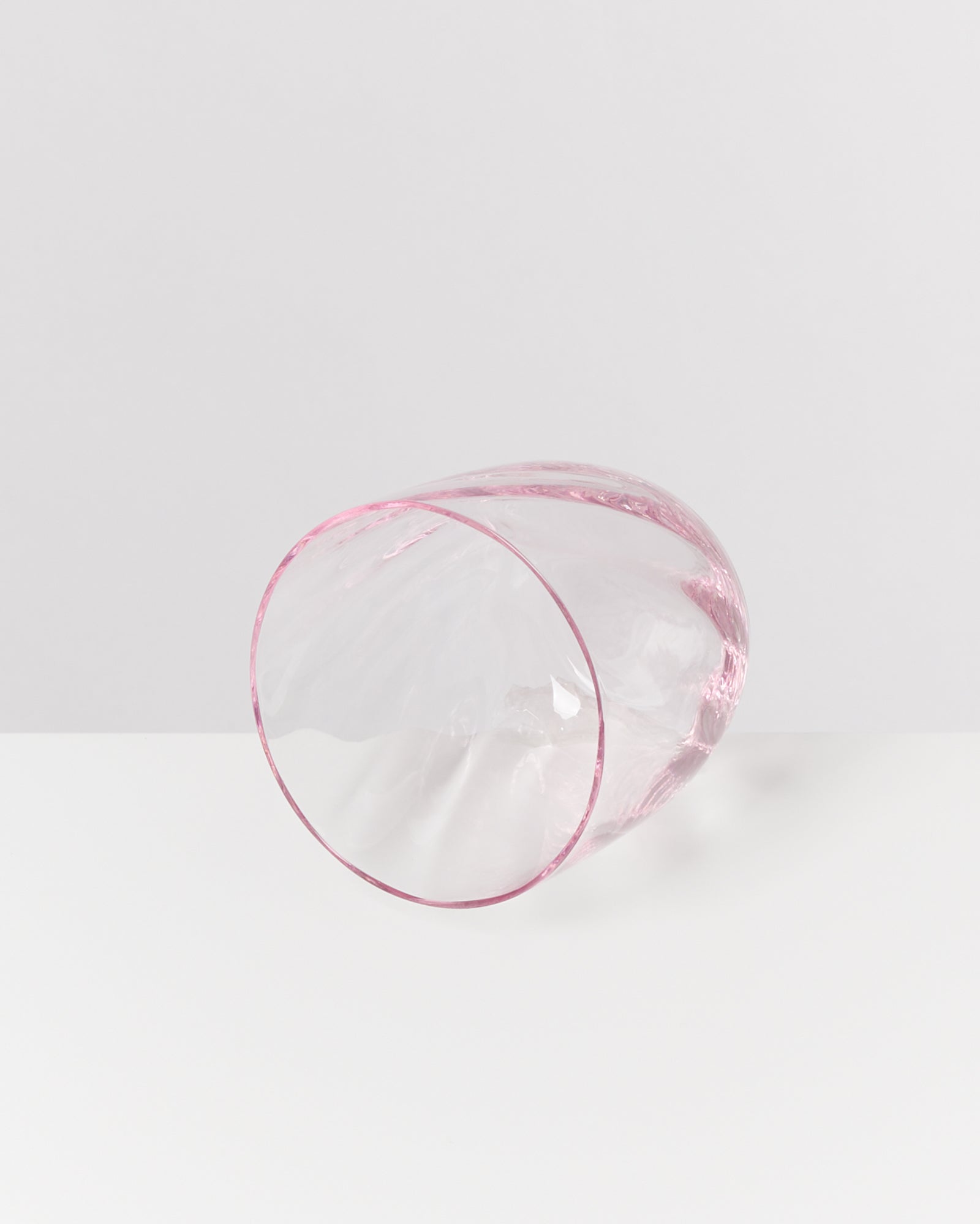 Calma Glas klein swirl rosé