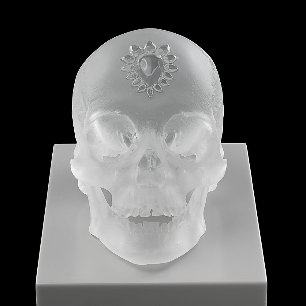 ETERNAL SLEEP DAMIEN HIRST & LALIQUE 2017 - ÉDITION LIMITÉE (35 EX.), CRISTAL INCOLORE SATINÉ, CIRE PERDUE