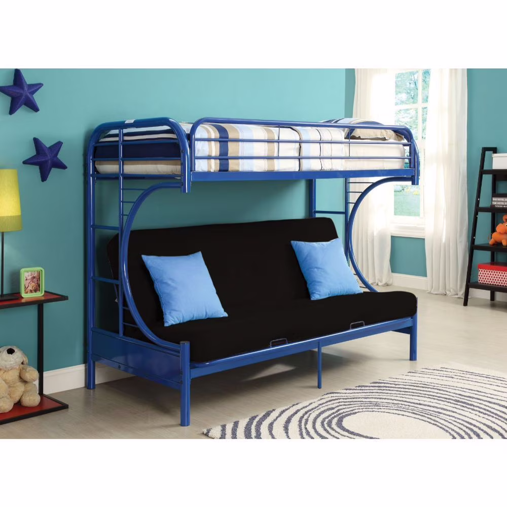 ACME Eclipse Twin XL Over Queen Bunkbed in White