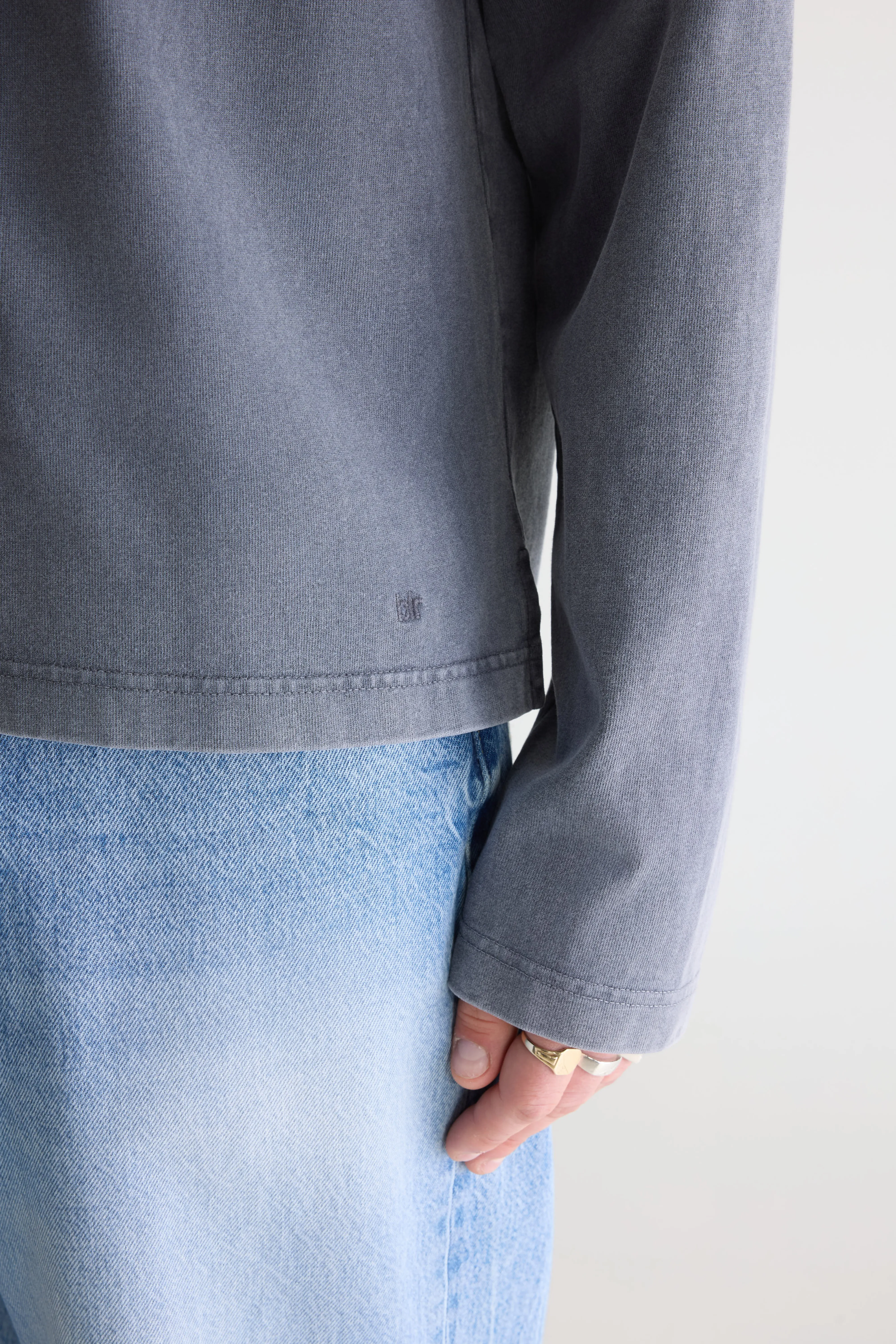 Bellerose Vlugies long-sleeve polo  (261 / M / NAVY)