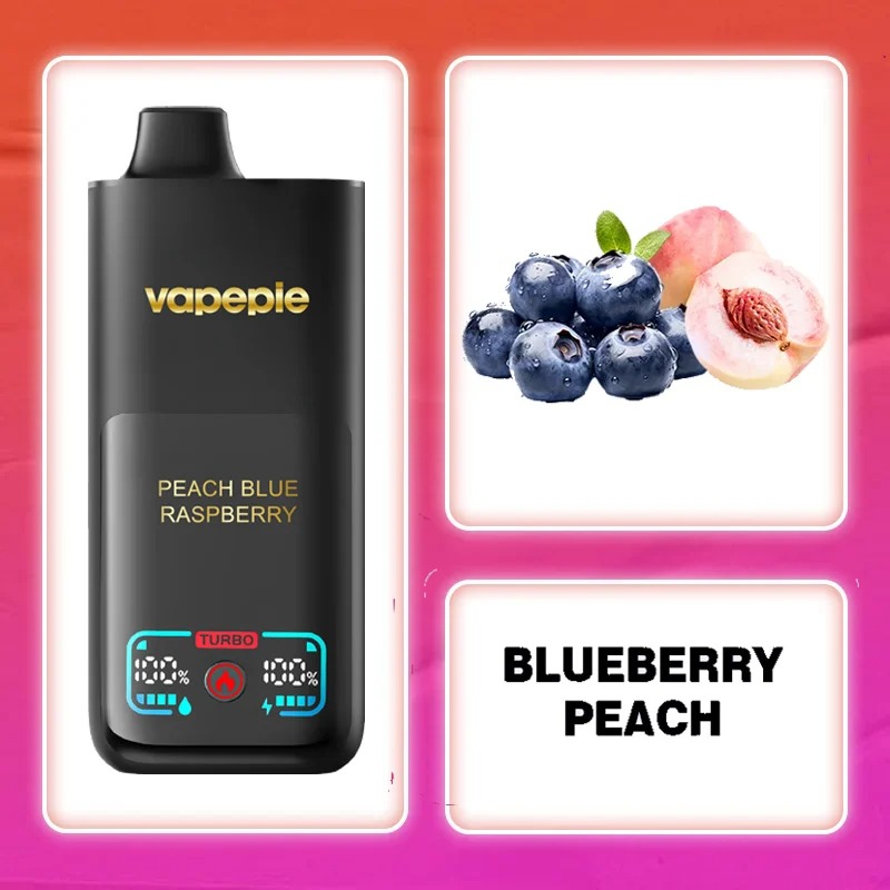 Peach Blue Raspberry-VAPEPIE Mega 70.000 Züge