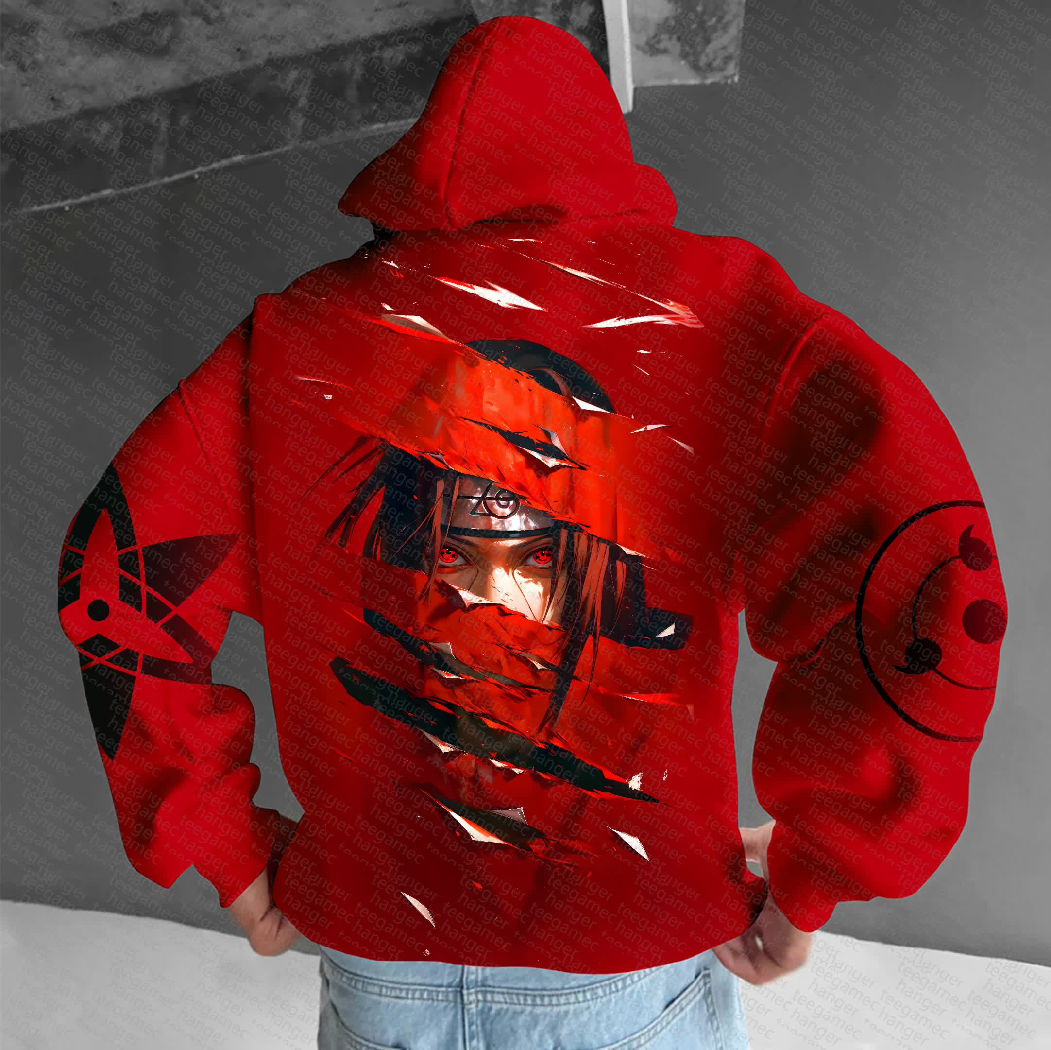 Unisex  Anime Graphic Streetwear Vintage Hoodie