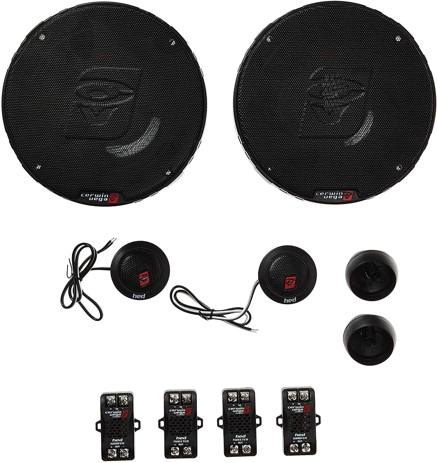 Cerwin Vega HED Series 6.5 in Component And 2-Way Coaxial Car Speaker Systems - H765C + H7652 - Image 4 Cerwin Vega HED Series 6.5 in Component And 2-Way Coaxial Car Speaker Systems - H765C + H7652 - Image 4