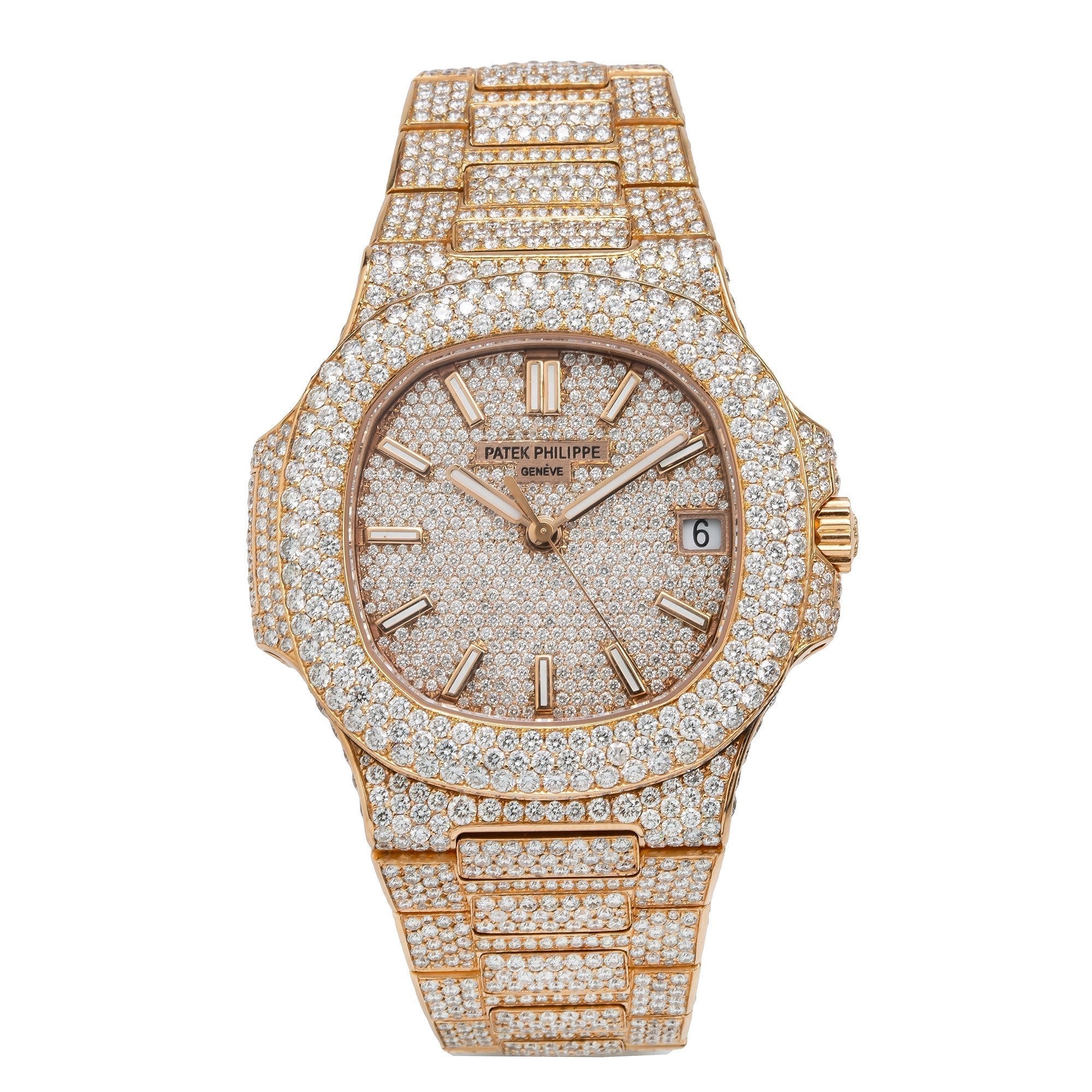 Replica Patek Philippe Nautilus Full Diamond