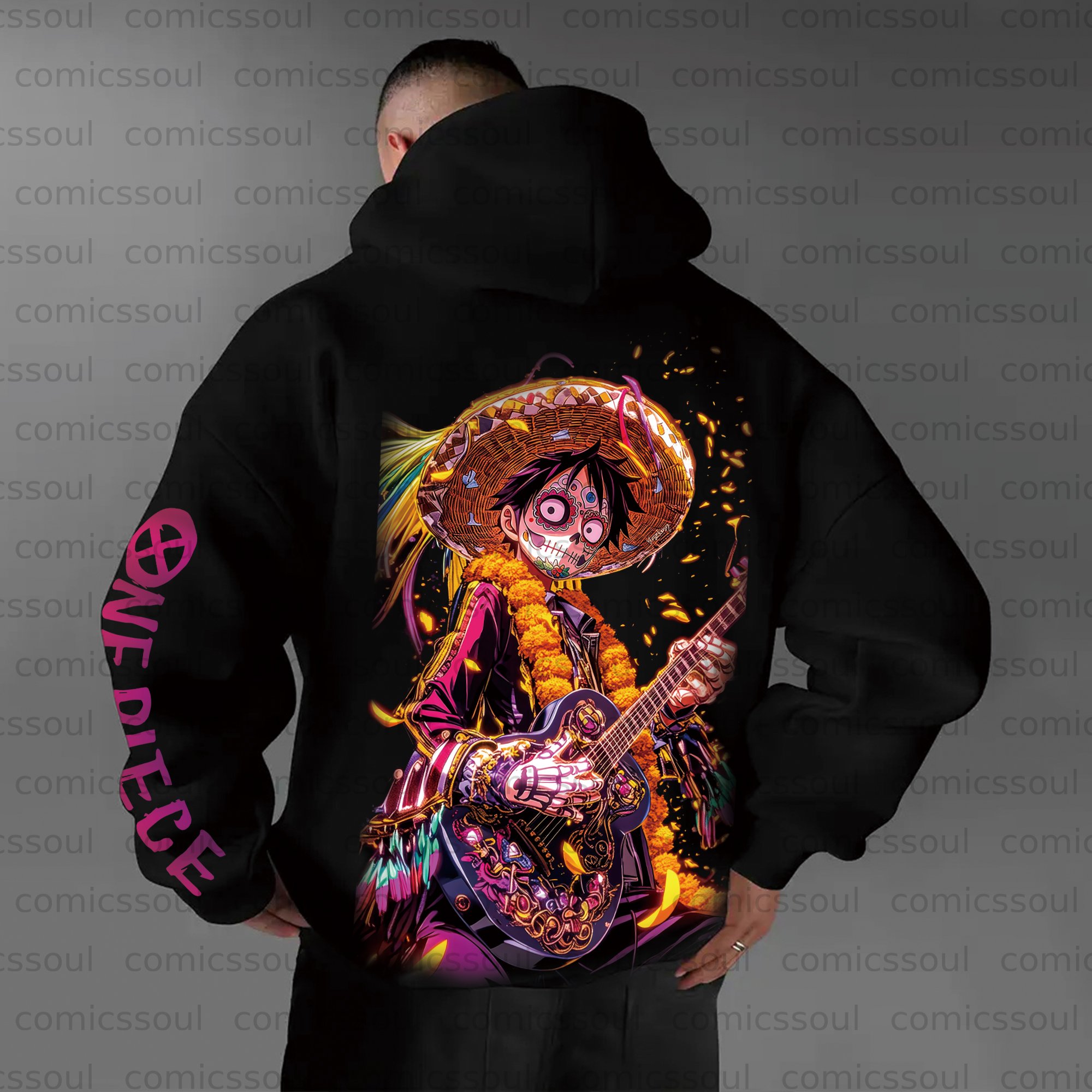 Unisex Anime Graphic Streetwear Vintage Plush Hoodie
