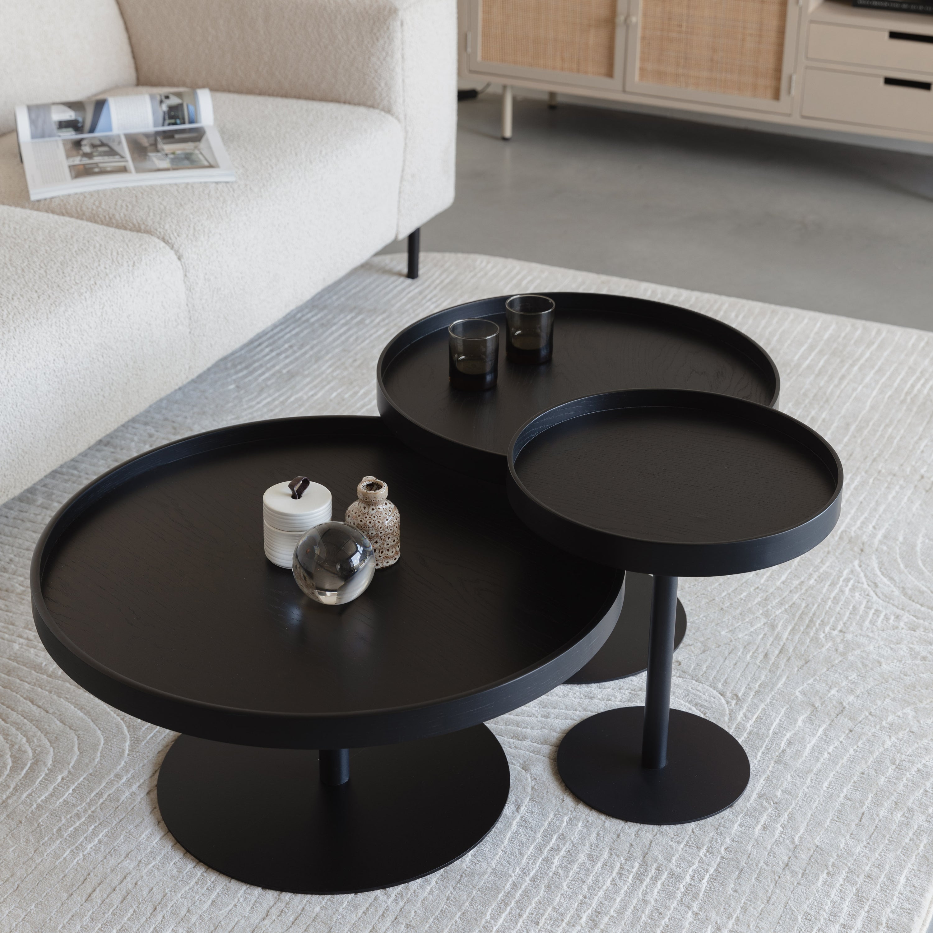Blokker Tray Bijzettafel S - Zwart