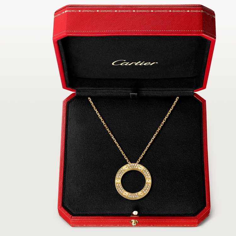 Replicate LOVE pendant, paved(1:1 replica) - Original Replica Club
