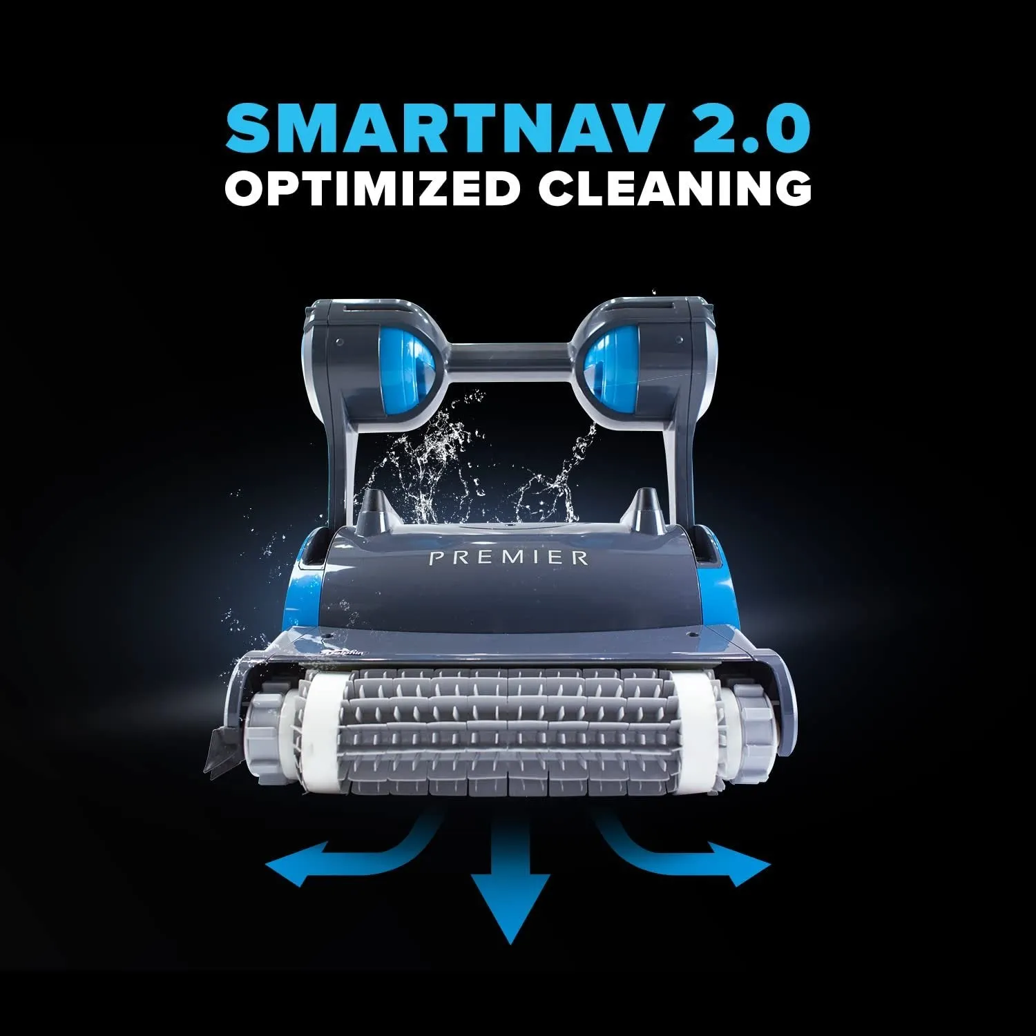 Dolphin Premier 2024 Robotic Pool Cleaner for In-Ground Pools up to 50 ft