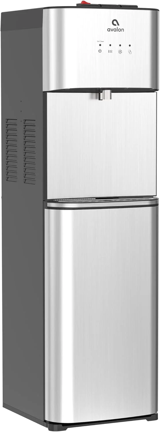 Limited Edition Self Cleaning Water Cooler Water Dispenser - 3 Temperature Settings - Hot, Cold & Room Water, Durable Stainless Steel Construction, Bottom Loading .