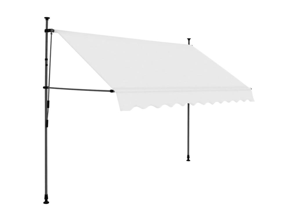 Toldo retráctil con LED 250 Crema