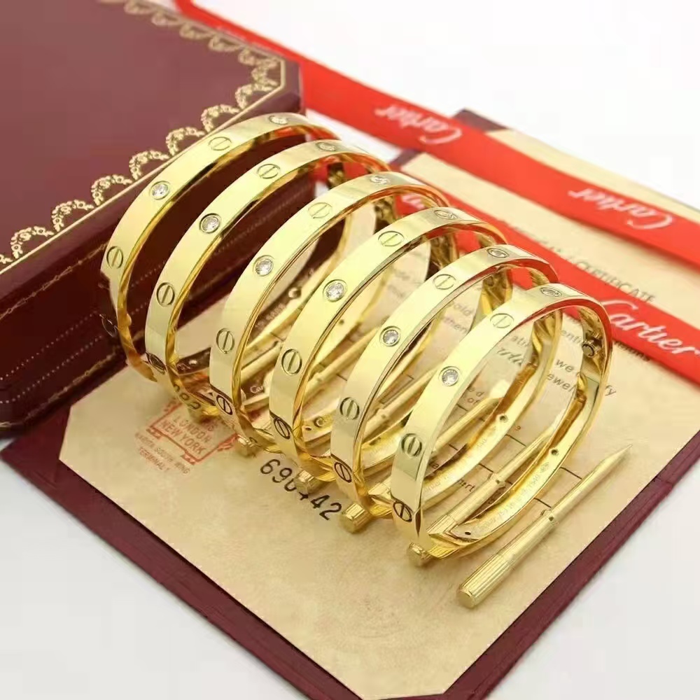 Cartier LOVE Bracelet Bangle, NO.16~NO.21 - Original Replica Club